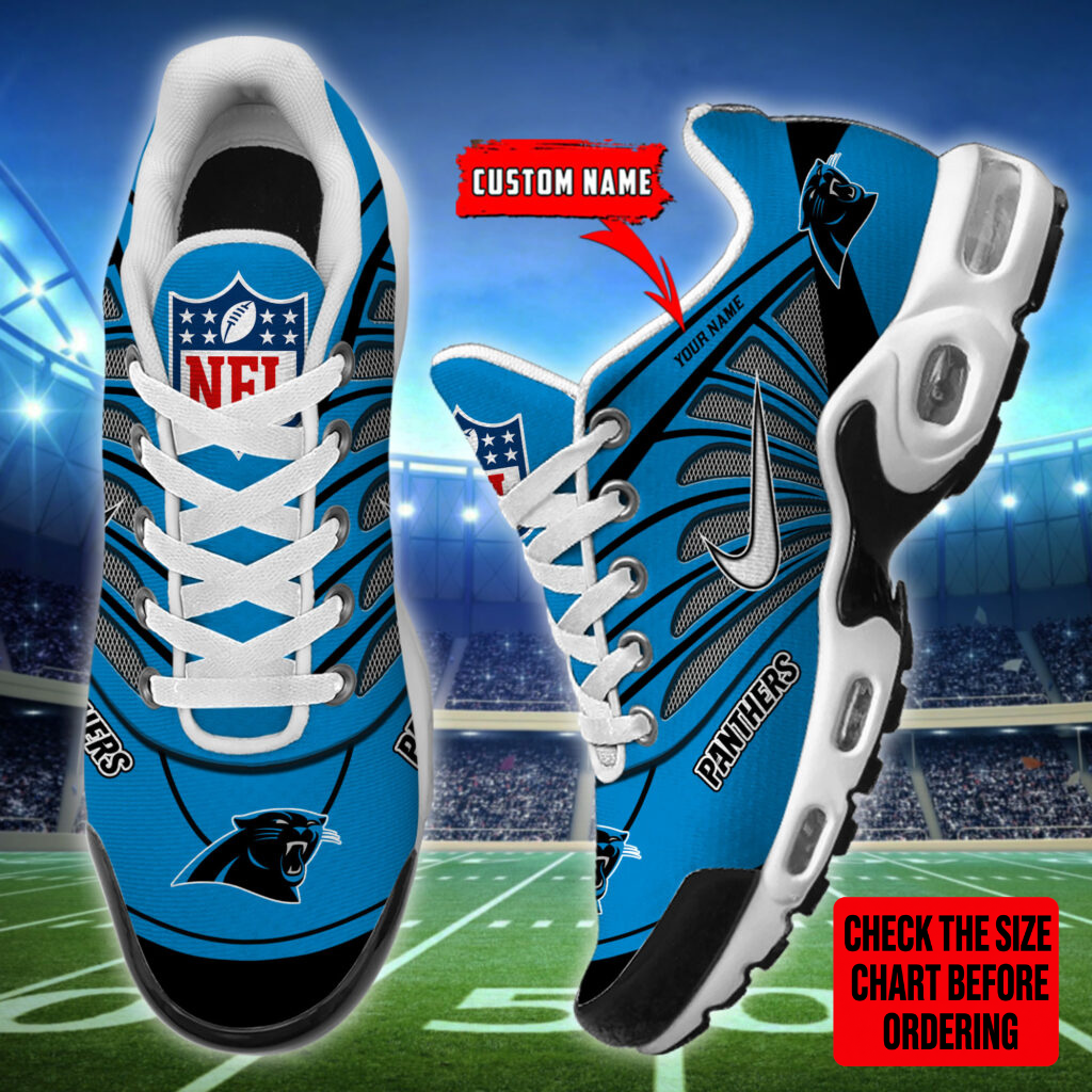 [SPECIAL OFFER] NEW CUSTOMIZED NFL23 CLP CAROLINA PANTHERS AIR MAX PLUS SNEAKERS