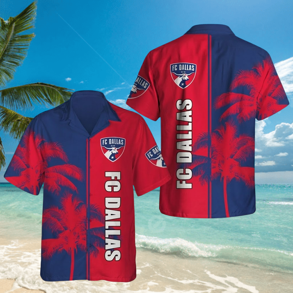 TOP SELLING - NEW CUSTOMIZED MLS23 FCD FC DALLAS UNISEX HAWAIIAN SHIRT