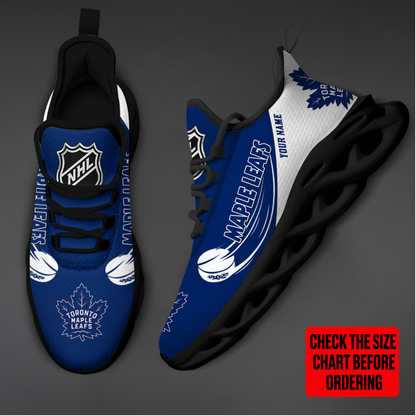 LIMITED EDITION - NEW CUSTOMIZED NHL23 TML TORONTO MAPLE LEAFS CLUNKY SNEAKERS
