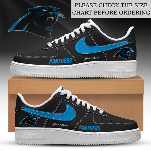 LIMITED EDITION - NEW CUSTOMIZED NFL23 CLP CAROLINA PANTHERS AF1 SHOES