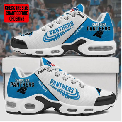 LIMITED EDITION - NEW CUSTOMIZED NFL23 CLP CAROLINA PANTHERS AIR MAX PLUS SNEAKERS