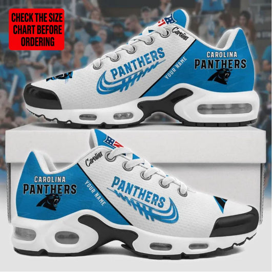 LIMITED EDITION - NEW CUSTOMIZED NFL23 CLP CAROLINA PANTHERS AIR MAX PLUS SNEAKERS