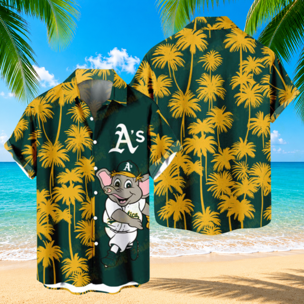 LIMITED EDITION - NEW CUSTOMIZED MLB23 OAS OAKLAND ATHLETICS UNISEX HAWAIIAN SHIRT