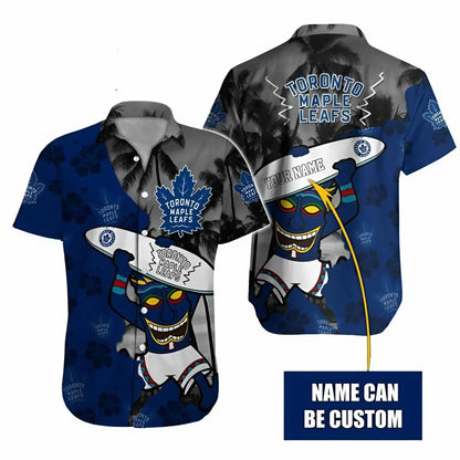 LIMITED EDITION - NEW CUSTOMIZED NHL23 TML TORONTO MAPLE LEAFS UNISEX HAWAIIAN SHIRT
