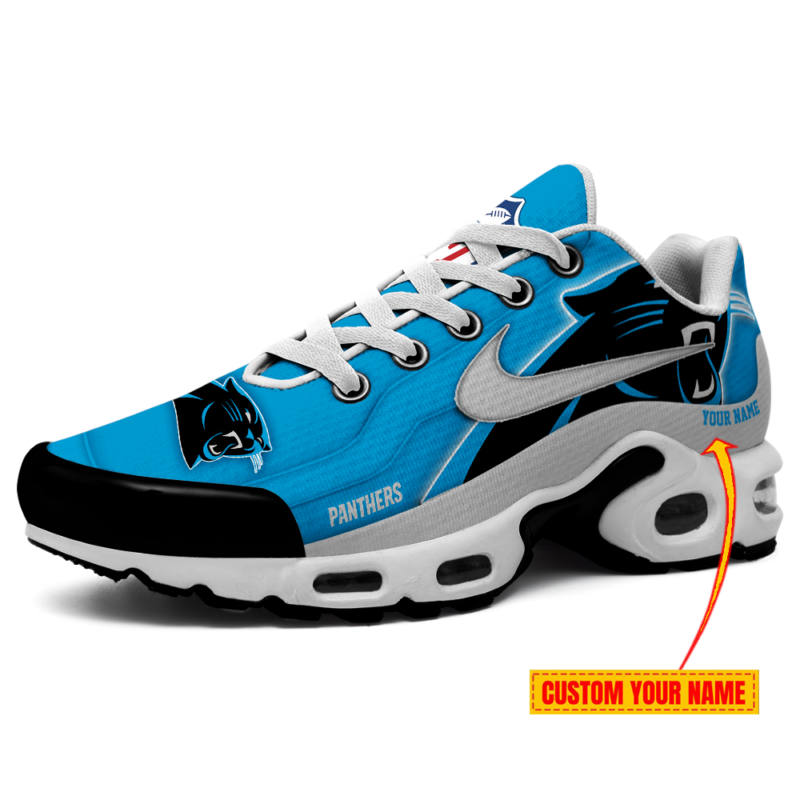 LIMITED EDITION - NEW CUSTOMIZED NFL23 CLP CAROLINA PANTHERS AIR MAX PLUS SNEAKERS
