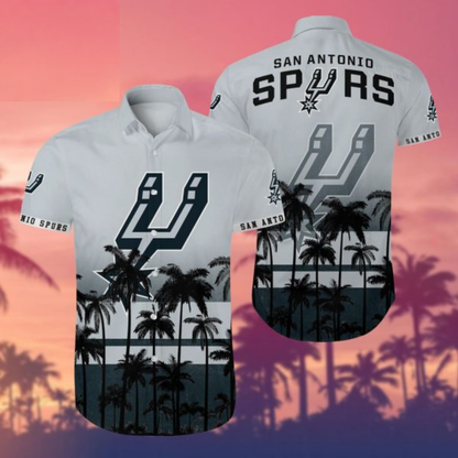 LIMITED EDITION - NEW CUSTOMIZED NBA23 SAS SAN ANTONIO SPURS UNISEX HAWAIIAN SHIRT