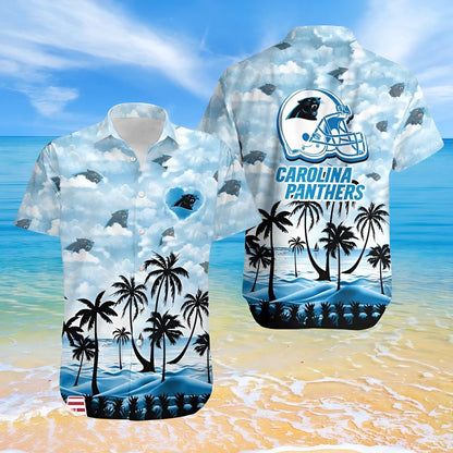 LIMITED EDITION - NEW CUSTOMIZED NFL23 CLP CAROLINA PANTHERS UNISEX HAWAIIAN SHIRT