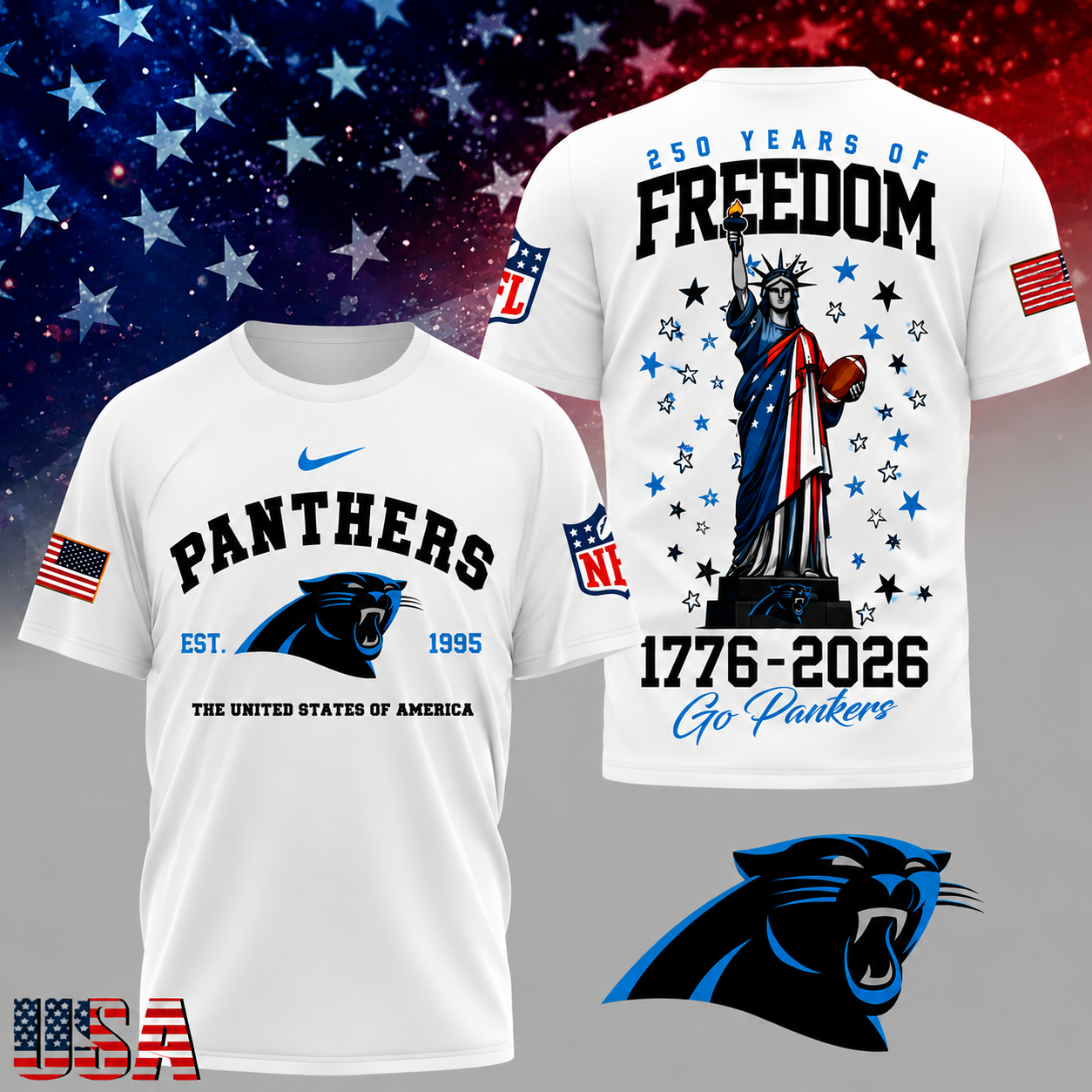[SPECIAL OFFER] NEW CUSTOMIZED NFL23 CLP CAROLINA PANTHERS T-SHIRT, HOODIE, ZIP HOODIE