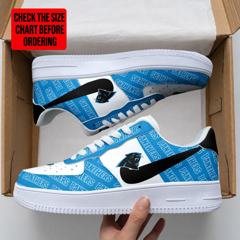 [SPECIAL OFFER] NEW CUSTOMIZED NFL23 CLP CAROLINA PANTHERS AF1 SHOES