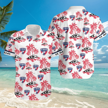 TOP SELLING - NEW CUSTOMIZED MLS23 FCD FC DALLAS UNISEX HAWAIIAN SHIRT