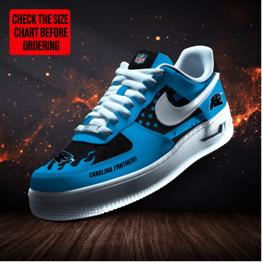LIMITED EDITION - NEW CUSTOMIZED NFL23 CLP CAROLINA PANTHERS AF1 SNEAKERS