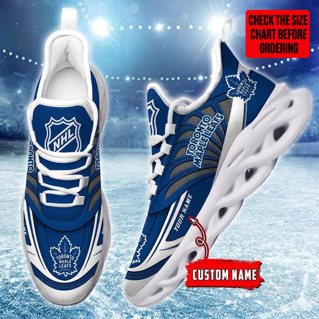 [SUPER SALE] NEW CUSTOMIZED NHL23 TML TORONTO MAPLE LEAFS CLUNKY SNEAKERS