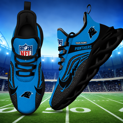 [SPECIAL OFFER] NEW CUSTOMIZED NFL23 CLP CAROLINA PANTHERS UNISEX CLUNKY SNEAKERS