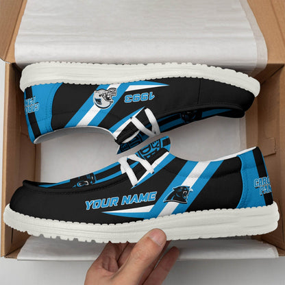 [SPECIAL OFFER] NEW CUSTOMIZED NFL23 CLP CAROLINA PANTHERS LOAFER SHOES