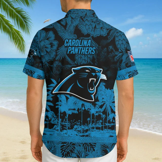 LIMITED EDITION - NEW CUSTOMIZED NFL23 CLP CAROLINA PANTHERS UNISEX HAWAIIAN SHIRT