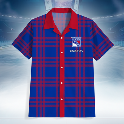 LIMITED EDITION - NEW CUSTOMIZED NHL24 NYR NEW YORK RANGERS UNISEX HAWAIIAN SHIRT
