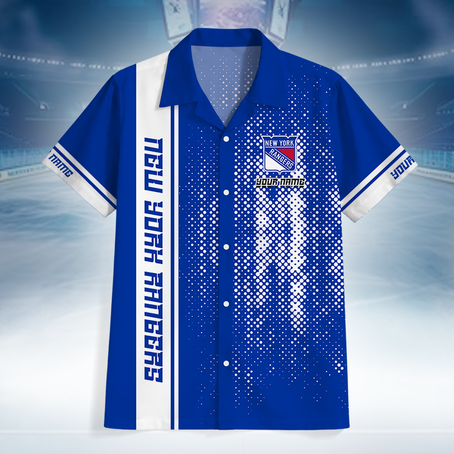 LIMITED EDITION - NEW CUSTOMIZED NHL24 NYR NEW YORK RANGERS UNISEX HAWAIIAN SHIRT