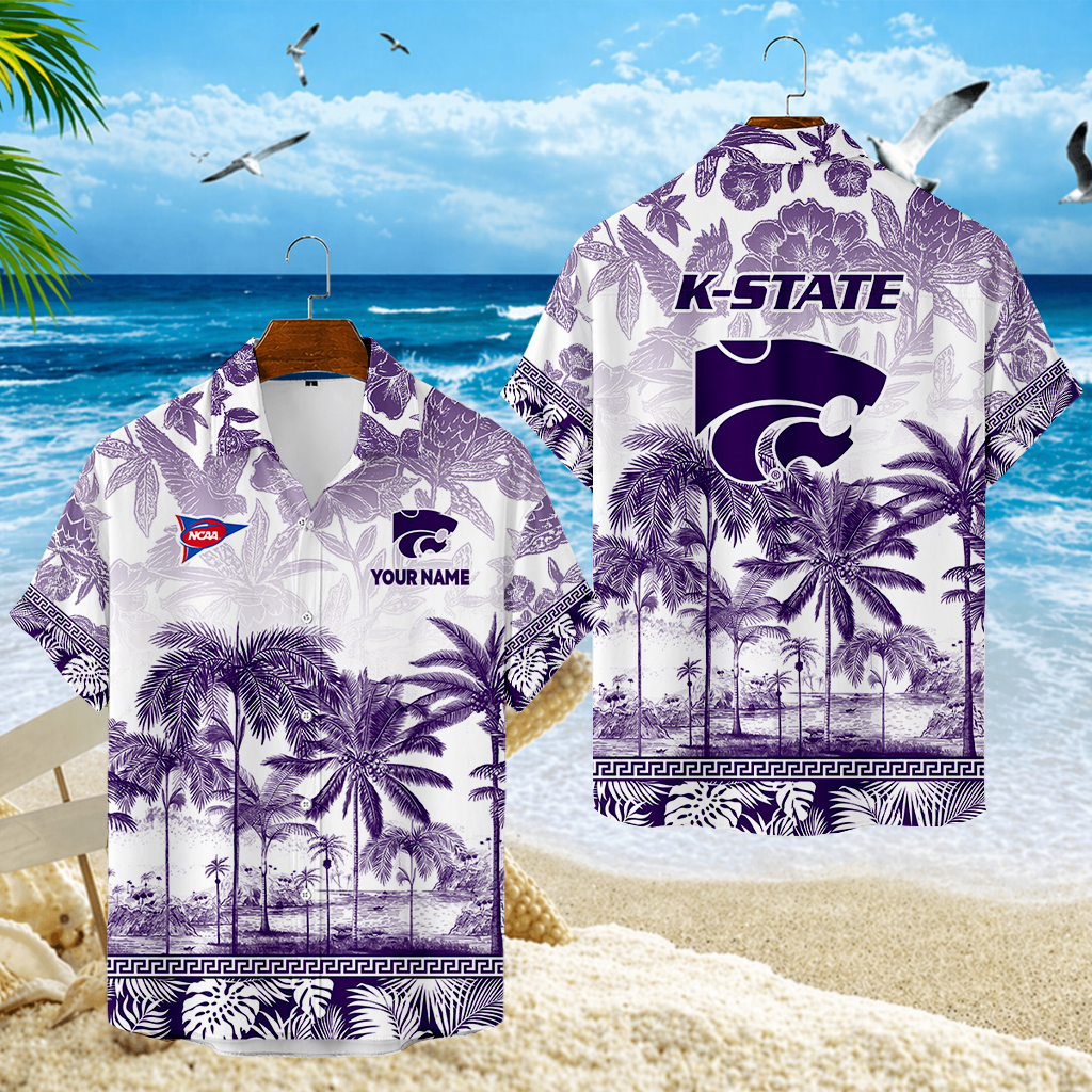 LIMITED EDITION - NEW CUSTOMIZED FBS24 KSW KANSAS STATE WILDCATS UNISEX HAWAIIAN SHIRT