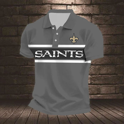 ELITE EDITION - NEW CUSTOMIZED NFL24 NOS NEW ORLEANS SAINTS POLO SHIRT, ZIP POLO SHIRT & T-SHIRTS