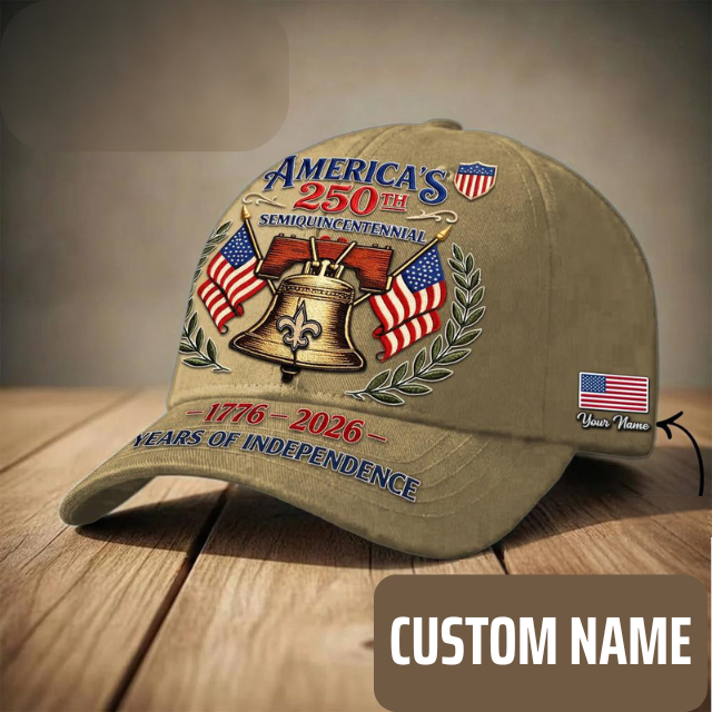 ELITE EDITION - NEW CUSTOMIZED NFL24 NOS NEW ORLEANS SAINTS INDEPENDENCE DAY CAP