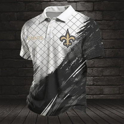 EXCLUSIVE EDITION - NEW CUSTOMIZED NFL24 NOS NEW ORLEANS SAINTS POLO SHIRT, ZIP POLO SHIRT, T-SHIRT, HOODIE, ZIP HOODIE & SWEATSHIRT