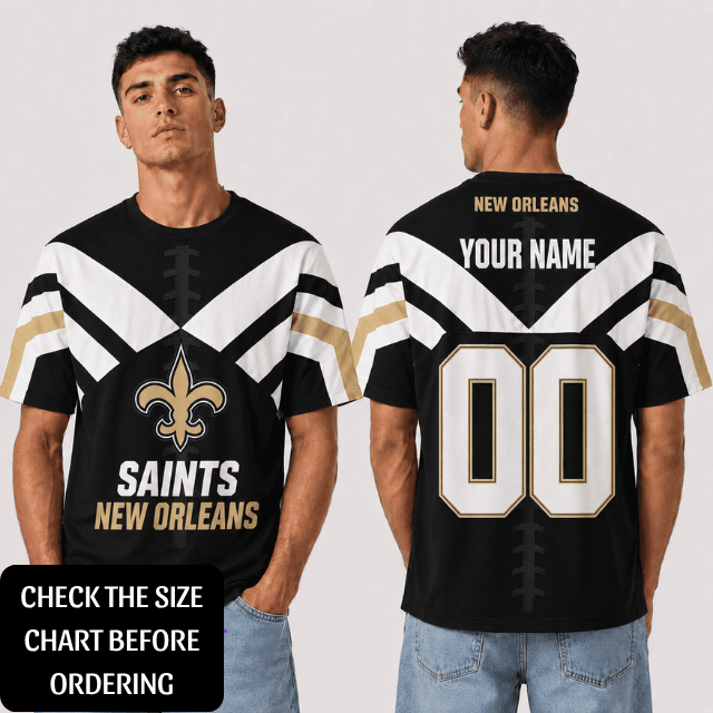 VIRAL EDITION - NEW CUSTOMIZED NFL24 NOS NEW ORLEANS SAINTS T-SHIRT, POLO SHIRT, ZIP POLO SHIRT, HOODIE, ZIP HOODIE & SWEATSHIRT