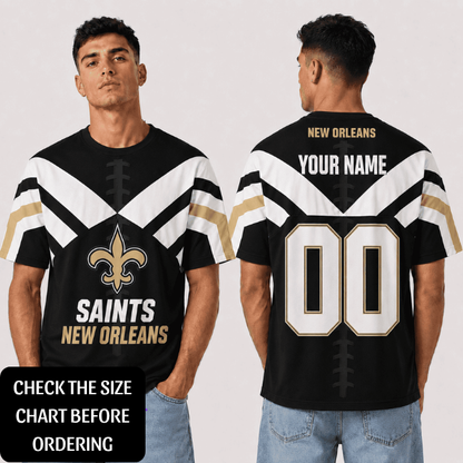 VIRAL EDITION - NEW CUSTOMIZED NFL24 NOS NEW ORLEANS SAINTS T-SHIRT, POLO SHIRT, ZIP POLO SHIRT, HOODIE, ZIP HOODIE & SWEATSHIRT