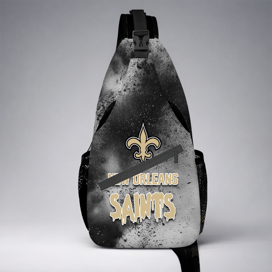 [SPECIAL OFFER] NEW CUSTOMIZED NFL24 NOS NEW ORLEANS SAINTS SLING BAG