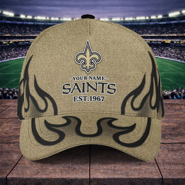 EXCLUSIVE EDITION - NEW CUSTOMIZED NFL24 NOS NEW ORLEANS SAINTS CLASSIC CAP