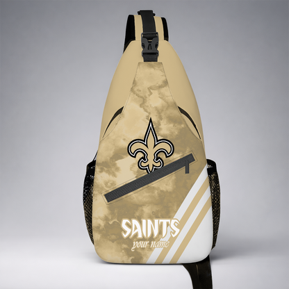 [SPECIAL OFFER] NEW CUSTOMIZED NFL24 NOS NEW ORLEANS SAINTS SLING BAG