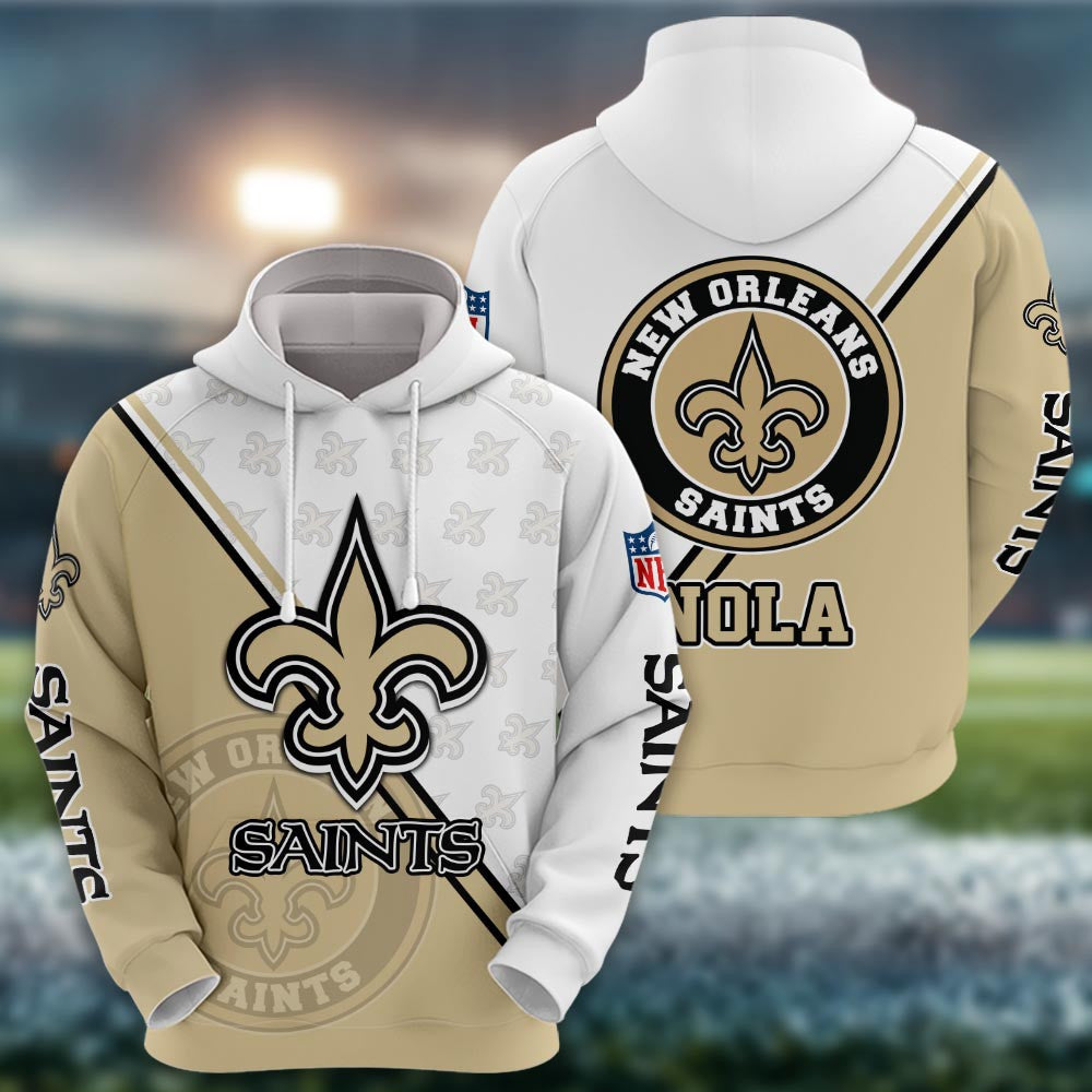 ELITE EDITION - NEW CUSTOMIZED NFL24 NOS NEW ORLEANS SAINTS HOODIE, ZIP HOODIE, T-SHIRT, POLO SHIRT, ZIP POLO SHIRT & SWEATSHIRT