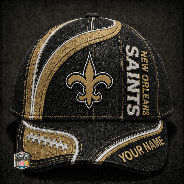 ELITE EDITION - NEW CUSTOMIZED NFL24 NOS NEW ORLEANS SAINTS CLASSIC CAP