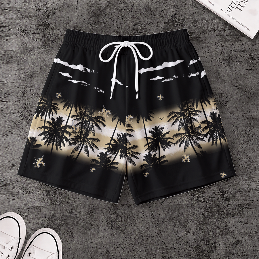 LIMITED EDITION - NEW CUSTOMIZED NFL24 NOS NEW ORLEANS SAINTS SHORT PANTS