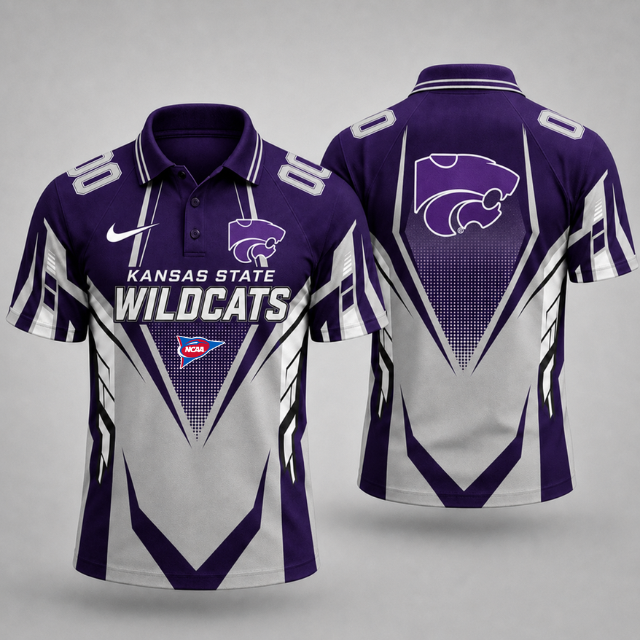 SPECIAL EDITION - NEW CUSTOMIZED NCAA FBS24 KSW KANSAS STATE WILDCATS POLO SHIRT, ZIP POLO SHIRT, HOODIE, ZIP HOODIE, T-SHIRT & SWEATSHIRT