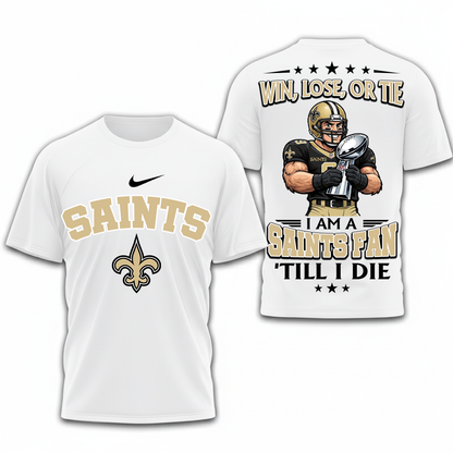 LIMITED EDITION - NEW CUSTOMIZED NFL24 NOS NEW ORLEANS SAINTS UNISEX T-SHIRT, POLO, HOODIE & JACKETS