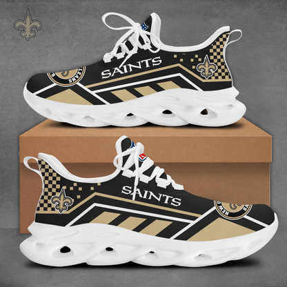 SPECIAL EDITION - NEW CUSTOMIZED NFL24 NOS NEW ORLEANS SAINTS MAX SOUL SHOES
