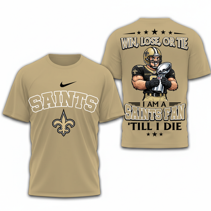 LIMITED EDITION - NEW CUSTOMIZED NFL24 NOS NEW ORLEANS SAINTS UNISEX T-SHIRT, POLO, HOODIE & JACKETS