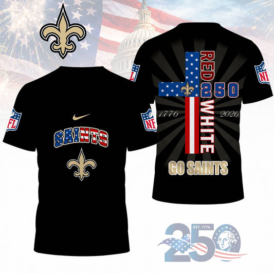 LIMITED EDITION - NEW CUSTOMIZED NFL24 NOS NEW ORLEANS SAINTS T-SHIRT, POLO SHIRT, ZIP POLO SHIRT, SWEATSHIRT, HOODIE & ZIP HOODIE