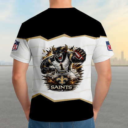 LIMITED EDITION - NEW CUSTOMIZED NFL24 NOS NEW ORLEANS SAINTS UNISEX T-SHIRT, SWEASHIRTS, HOODIE & JACKETS