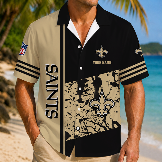LIMITED EDITION - NEW CUSTOMIZED NFL24 NOS NEW ORLEANS SAINTS UNISEX HAWAIIAN SHIRT