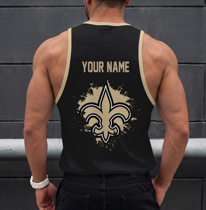 SPECIAL EDITION - NEW CUSTOMIZED NFL24 NOS NEW ORLEANS SAINTS UNISEX TANK TOP