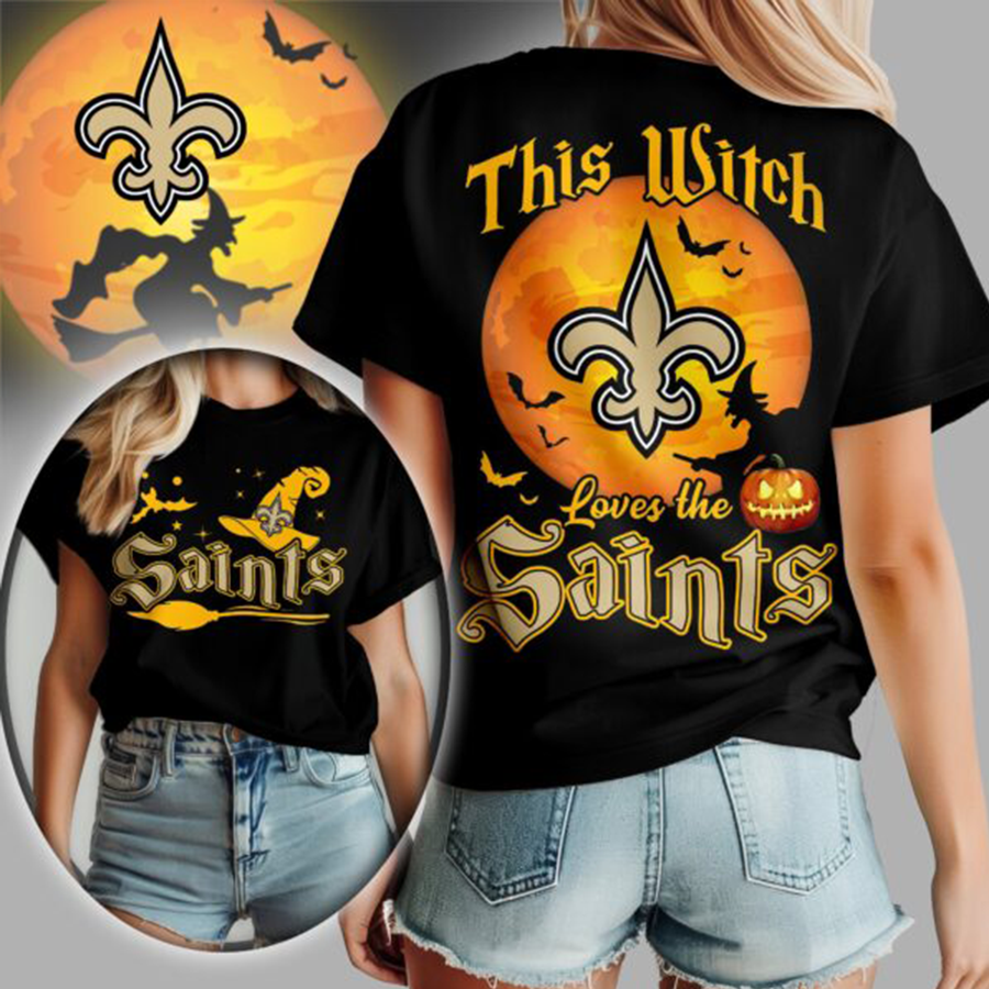 [SPECIAL OFFER] NEW CUSTOMIZED NFL24 NOS NEW ORLEANS SAINTS  HALLOWEEN T-SHIRT, HOODIE & ZIP HOODIE