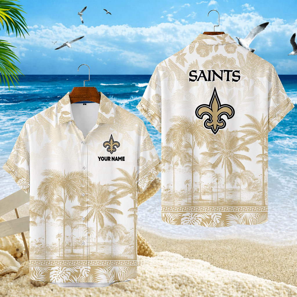 VIRAL EDITION - NEW CUSTOMIZED NFL24 NOS NEW ORLEANS SAINTS UNISEX HAWAIIAN SHIRT