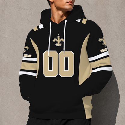 LIMITED EDITION - NEW CUSTOMIZED NFL24 NOS NEW ORLEANS SAINTS T-SHIRT, POLO SHIRT, ZIP POLO SHIRT, SWEATSHIRT, HOODIE & ZIP HOODIE