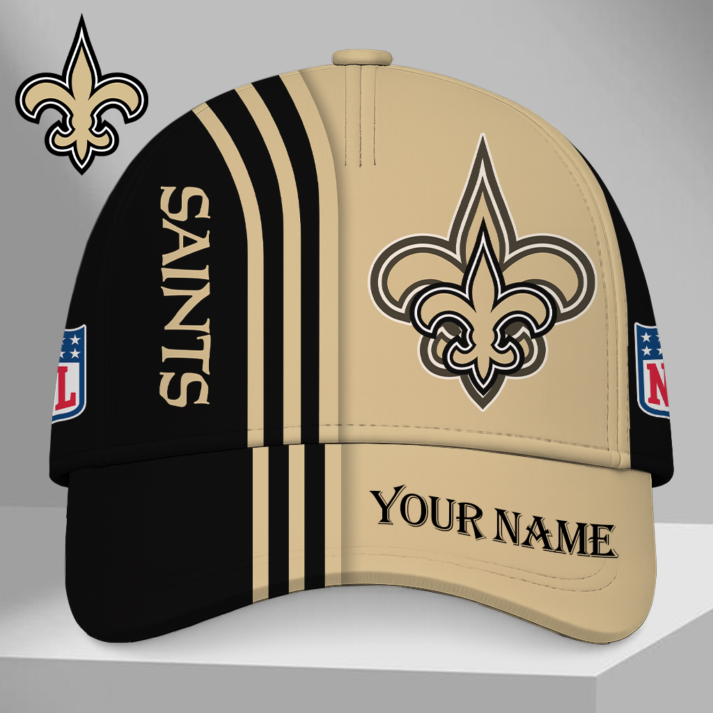 EXCLUSIVE EDITION - NEW CUSTOMIZED NFL24 NOS NEW ORLEANS SAINTS CLASSIC CAP