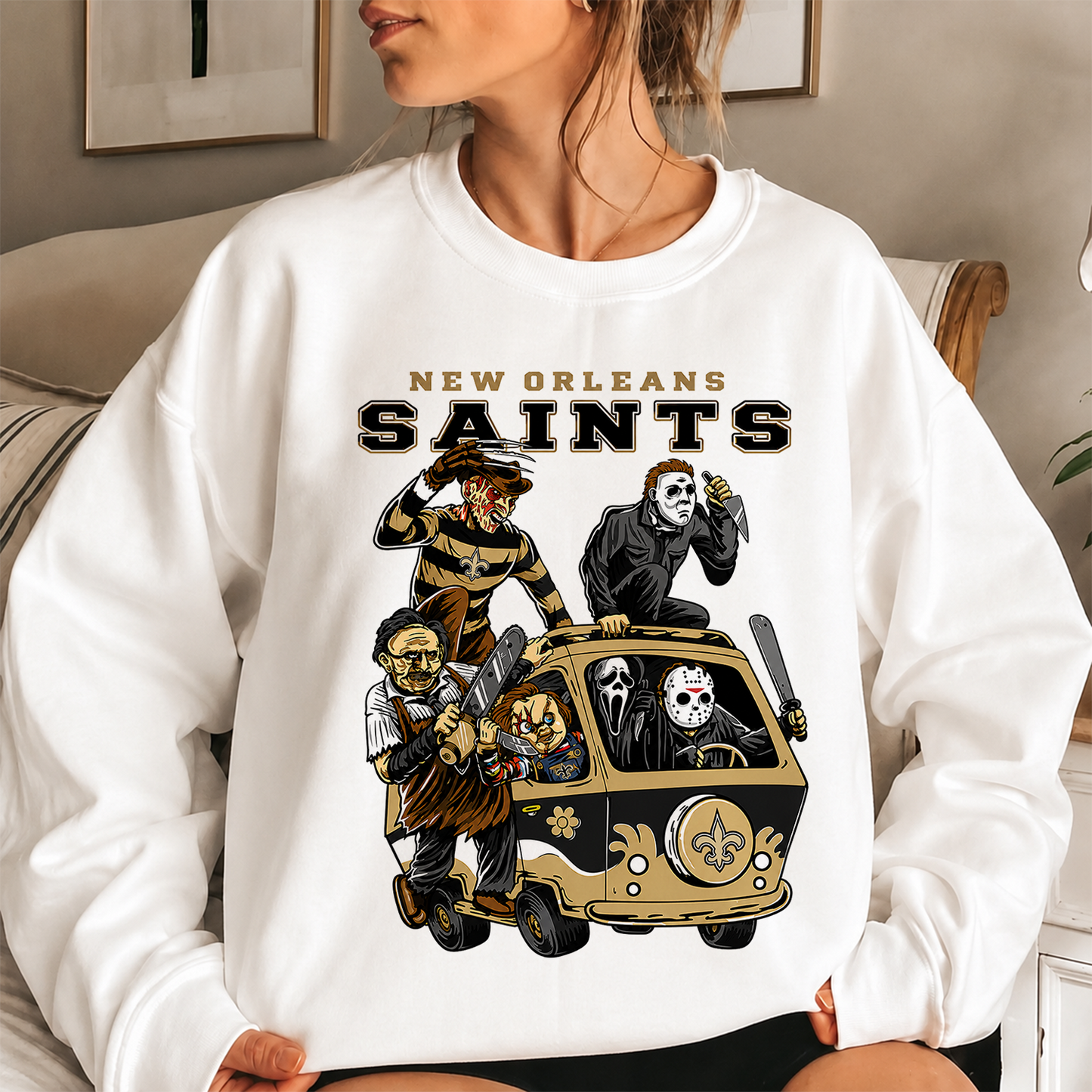 [SPECIAL OFFER] NEW CUSTOMIZED NFL24 NOS NEW ORLEANS SAINTS UNISEX SWEATSHIRT