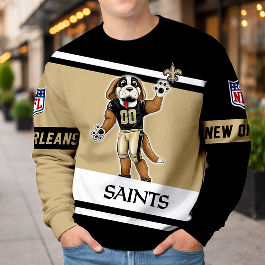 LIMITED EDITION - NEW CUSTOMIZED NFL24 NOS NEW ORLEANS SAINTS UNISEX T-SHIRT, POLO, HOODIE & JACKETS