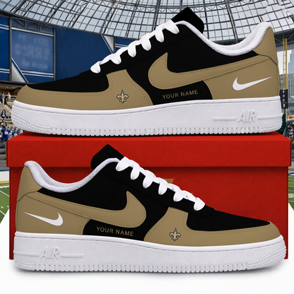 [SPECIAL OFFER] NEW CUSTOMIZED NFL24 NOS NEW ORLEANS SAINTS AF1 SHOES