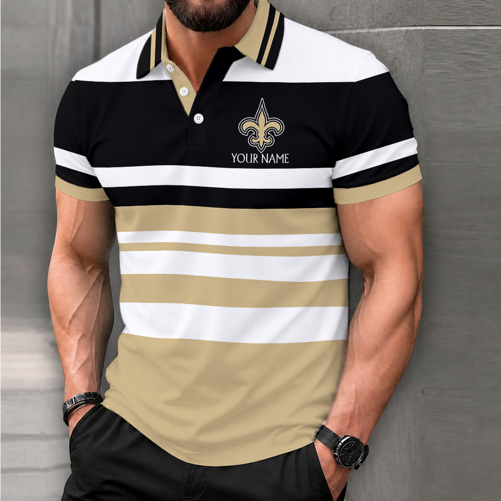 LIMITED EDITION - NEW CUSTOMIZED NFL24 NOS NEW ORLEANS SAINTS T-SHIRT, POLO SHIRT, ZIP POLO SHIRT, SWEATSHIRT, HOODIE & ZIP HOODIE