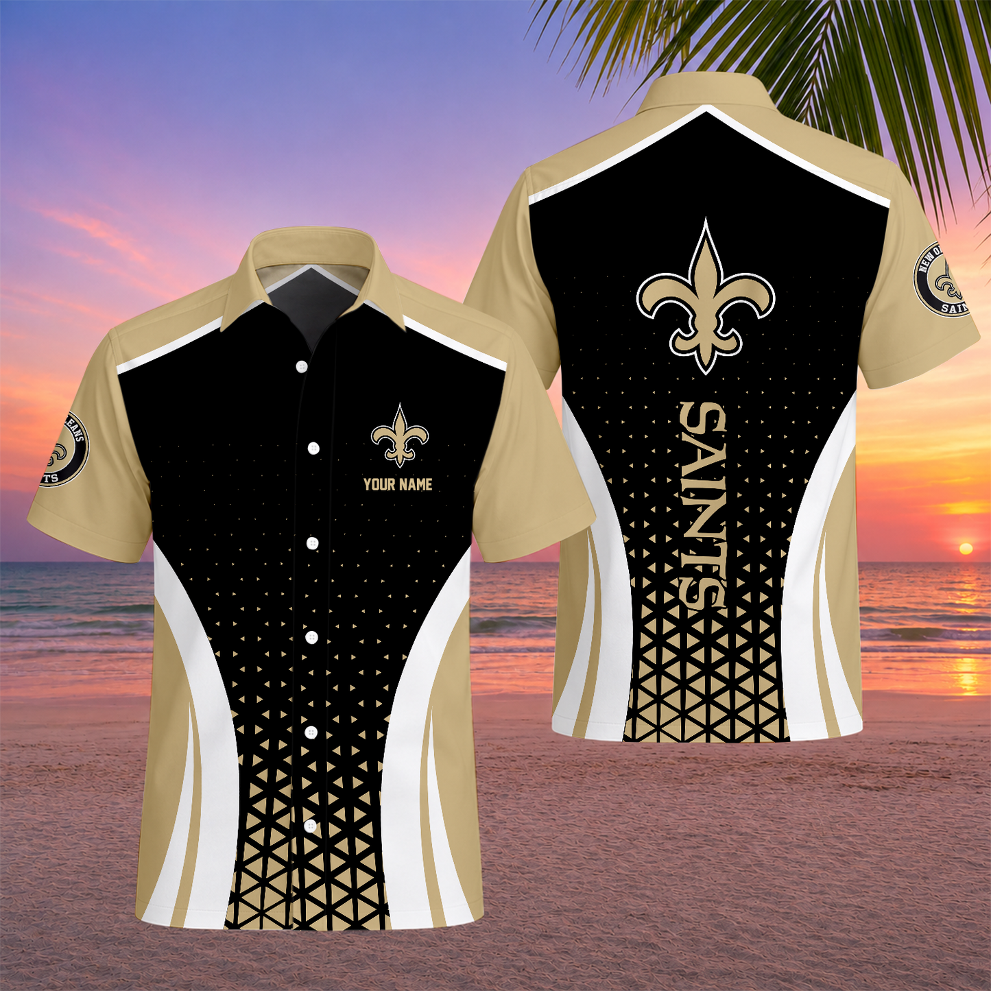 LIMITED EDITION - NEW CUSTOMIZED NFL24 NOS NEW ORLEANS SAINTS UNISEX HAWAIIAN SHIRT